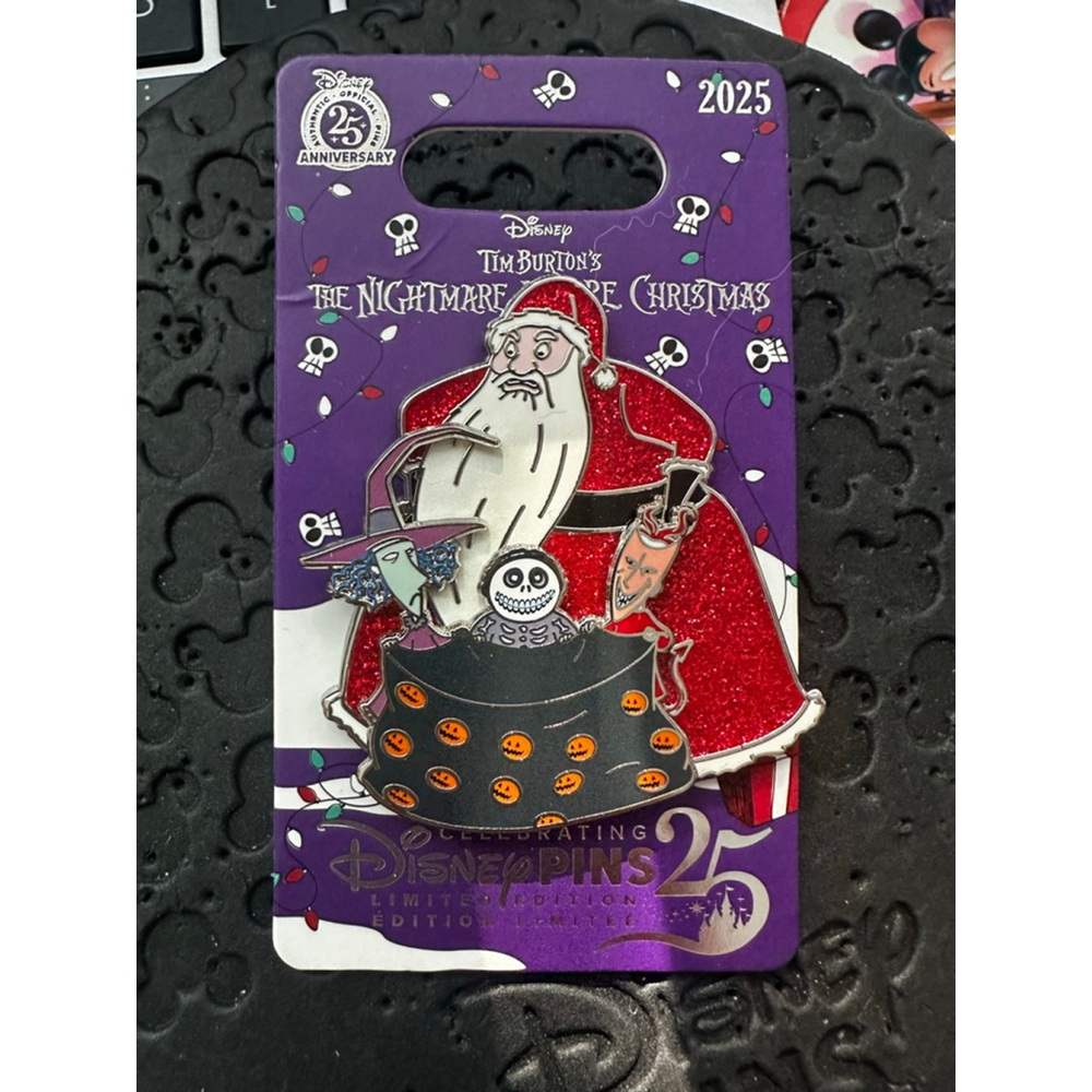 📍FINAL📍2025 Disney Parks Nightmare Before Christmas LOCK SHOCK & BARREL LE Pin